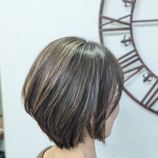 縮毛矯正×髪質改善×カラー