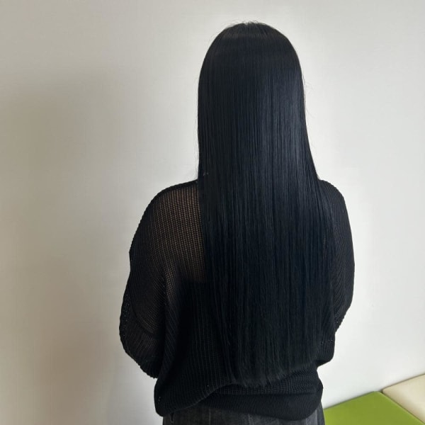 黒髪ロングストレート