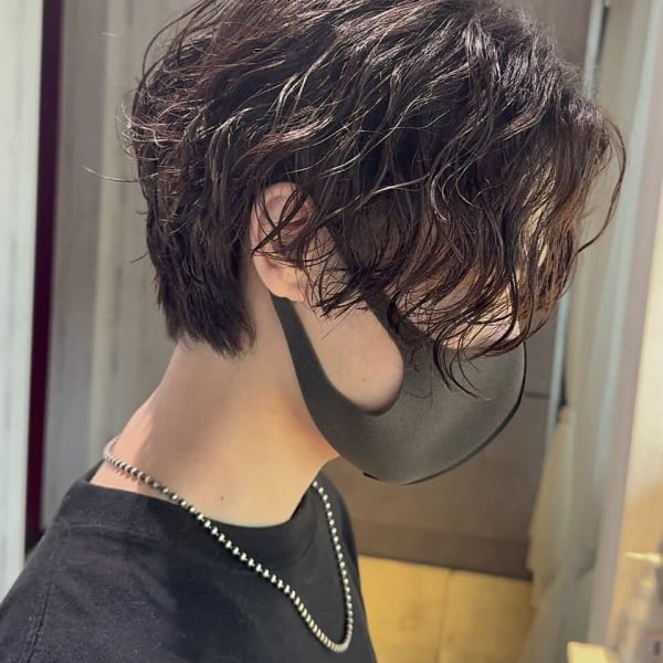 メンズマッシュパーマツイストスパイラルパーマニュアンスパーマ