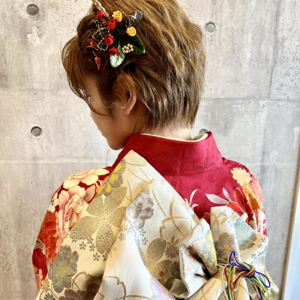 成人式-着付け-