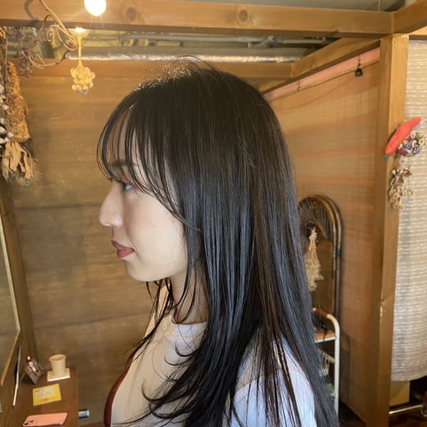 Snaime hair×後れ毛たっぷりロング