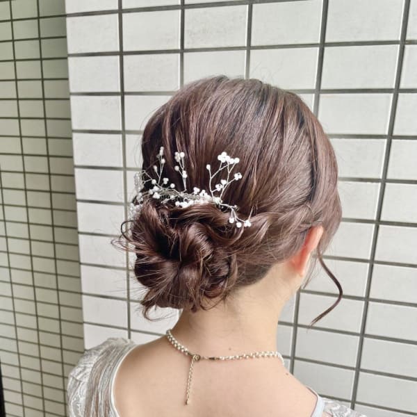結婚式ヘアセット