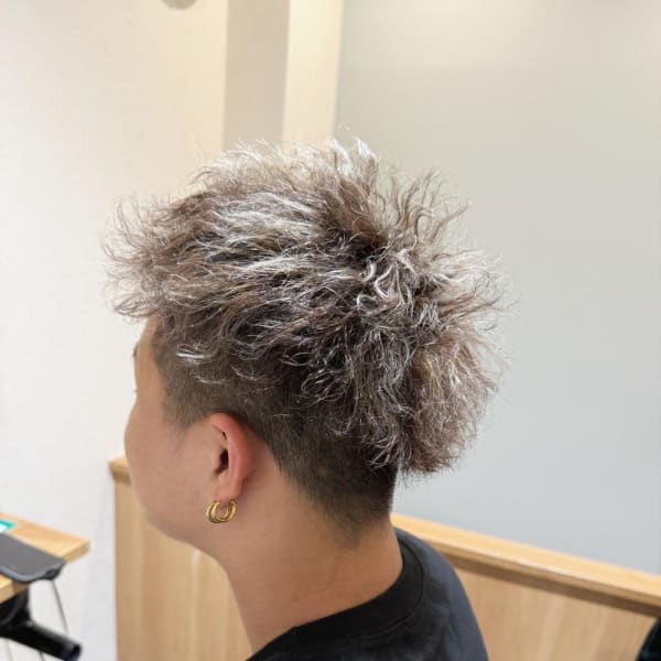 ホワイトメッシュ×ツイスト