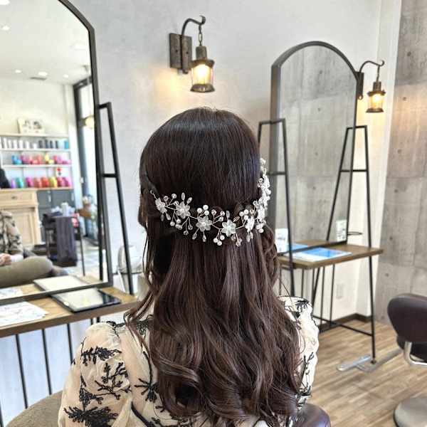 お呼ばれセット/ハーフアップ