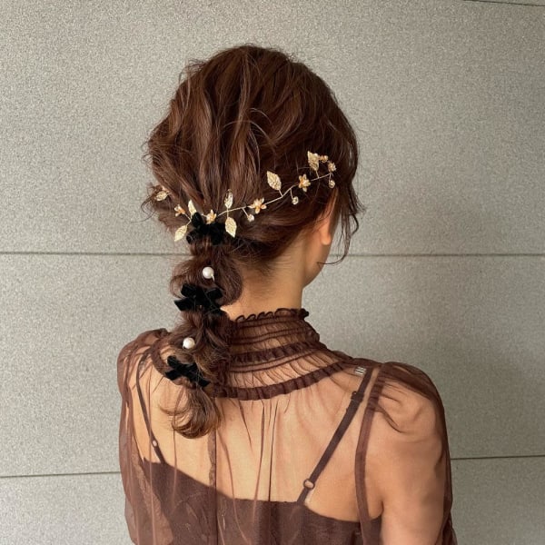 『お呼ばれヘアアレンジ』