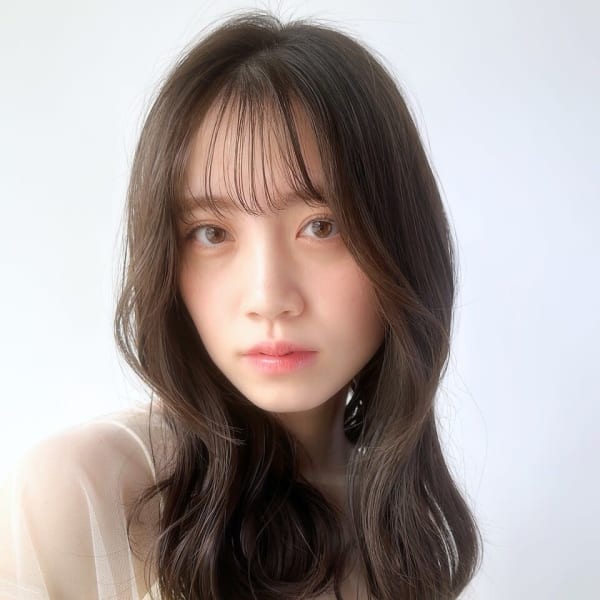 ほんのり韓国風の大人ミディスタイル|La Bless なんばスカイオ《髪質改善/ヘッドスパ/美髪》南海難波駅直結