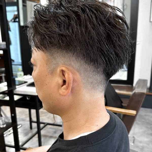 【IRIE 福岡】ジェントルパーマ×フェードスタイル