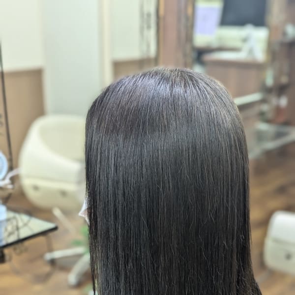 髪質改善×カラー