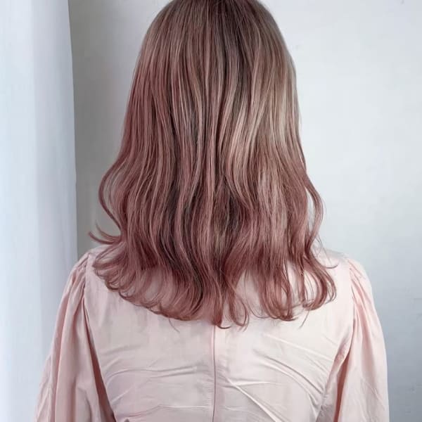 とろみカラー　ゆるふわピンクベージュ