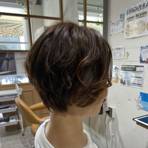 クセを生かすショート