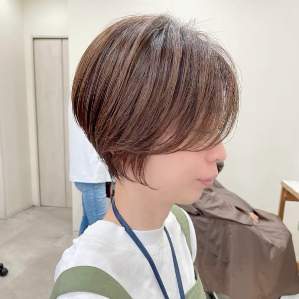 ラフショート/ベージュ/20代30代40代
