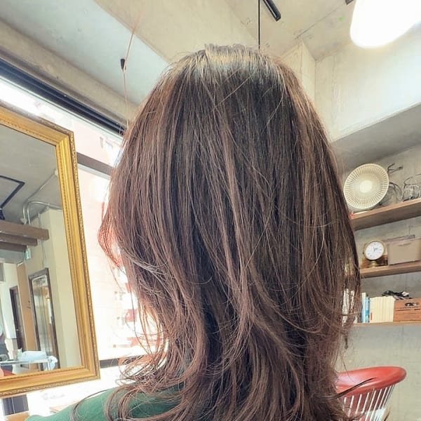 デジタルパーマとレイヤーカット