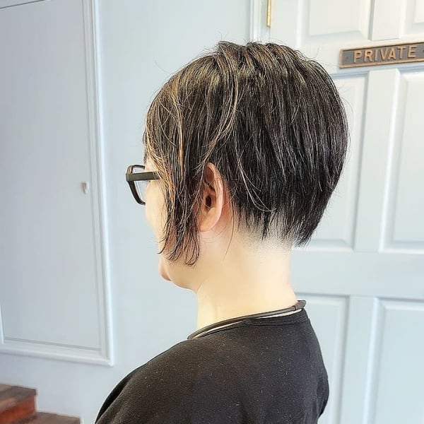 刈上げとアシンメトリー