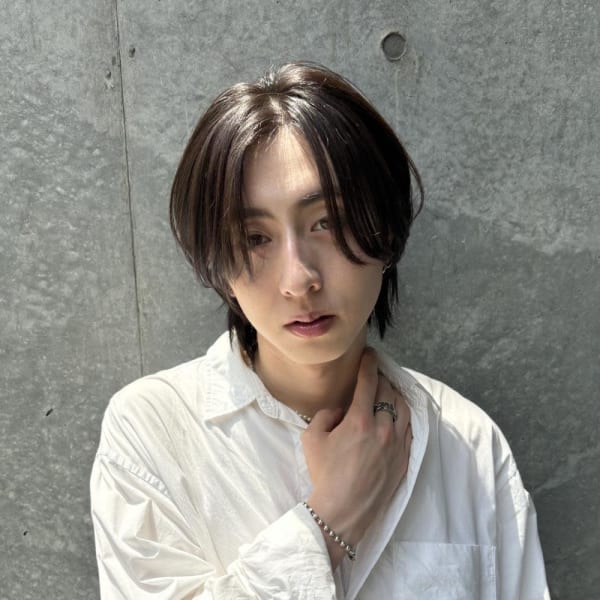 【メンズ】大人センターパート