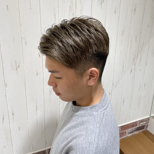ツーブロック×短髪ショート|soin de brace cerne心斎橋