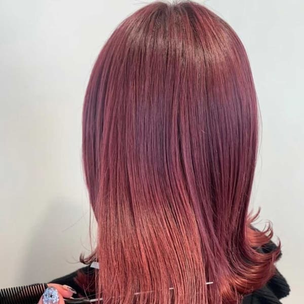 ケアブリーチ/オンカラーレッド