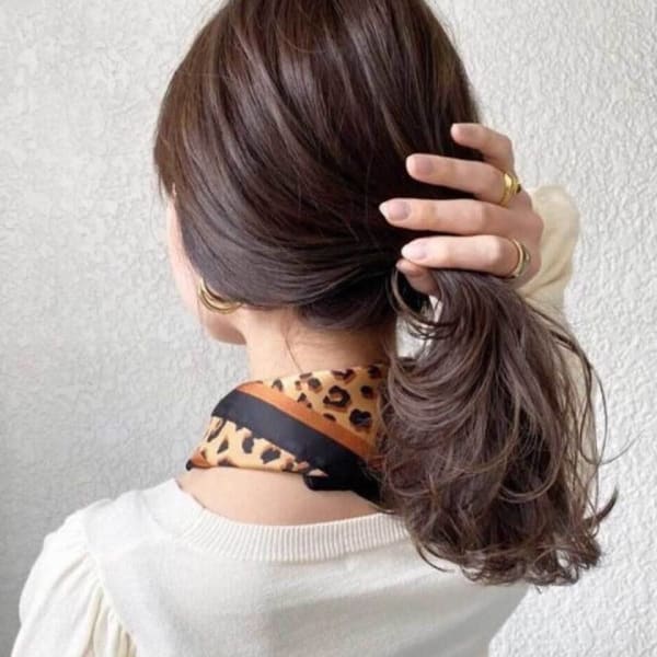 艶感アッシュカラー