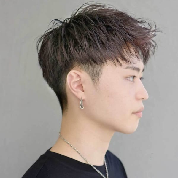 爽やかツーブロック【ナチュラル束感ショート】|ba-boo by beauty:beast Academy 高知店