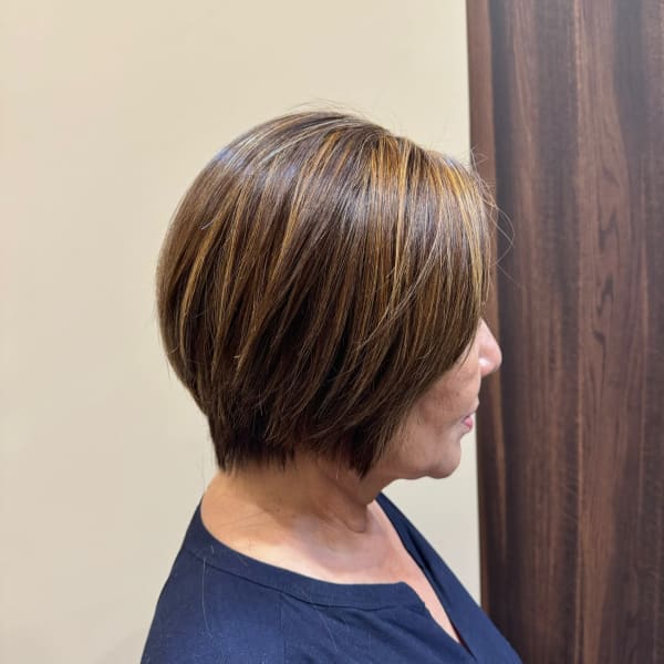 ハイライト×ハンサムショート