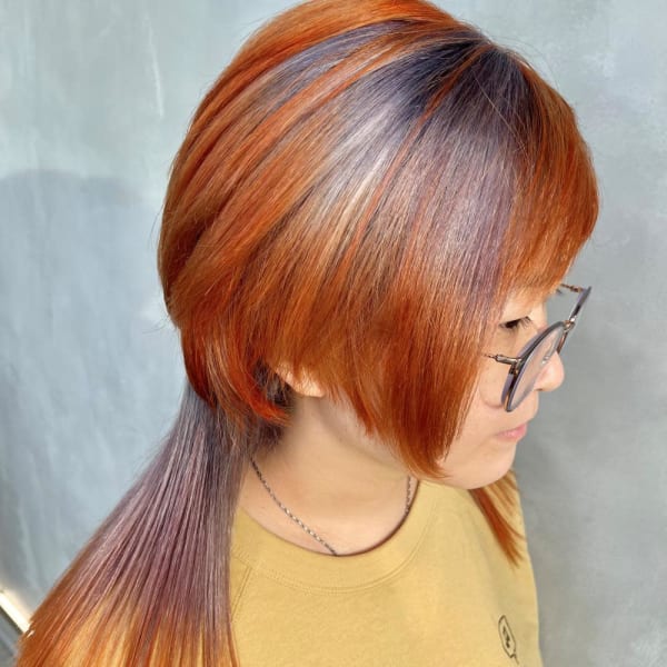 ルーツカラー/個性派カラー/グラデーションカラー/ウルフ