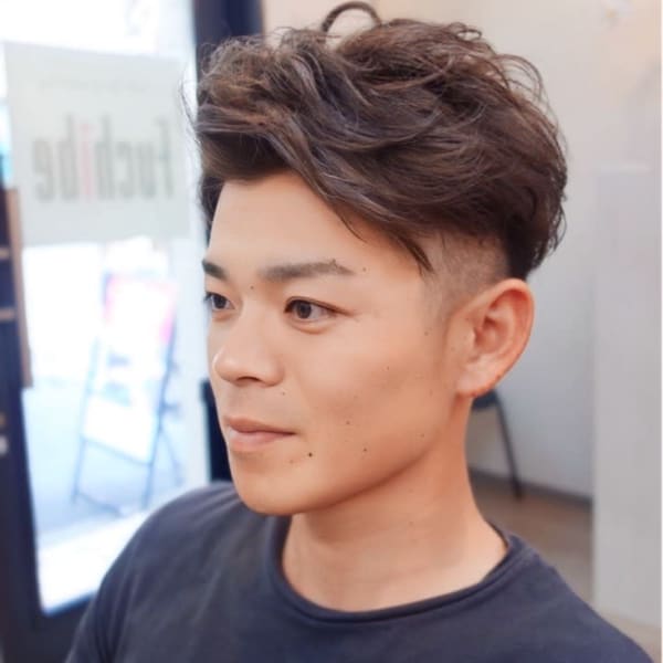 ツーブロックアップバングショート|ヘアコンシェルジュ Fuchibe