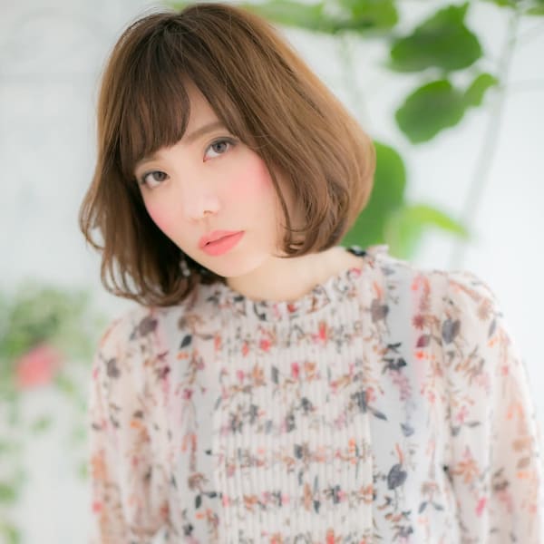 大人フェミニン☆大人Aラインボブパーマ|浅草 髪質改善サロン Ele. 個室美容院【エル】