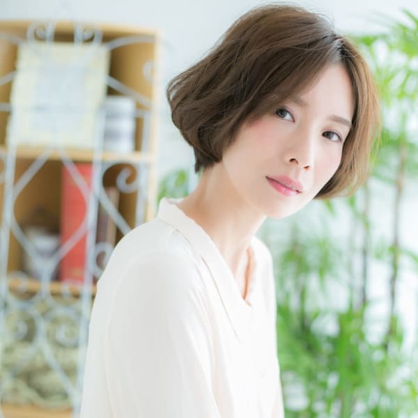 ニュアンスカラー☆大人ボブパーマ♪|浅草 髪質改善サロン Ele. 個室美容院【エル】