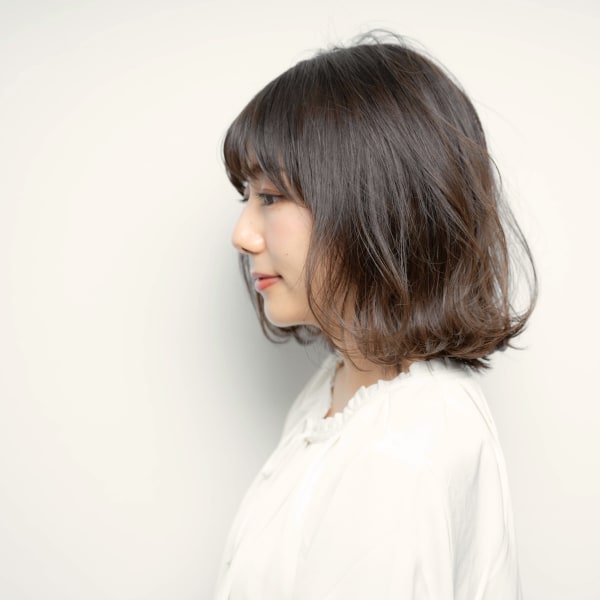 大人フェミニンボブ|ヘアコンシェルジュ Fuchibe
