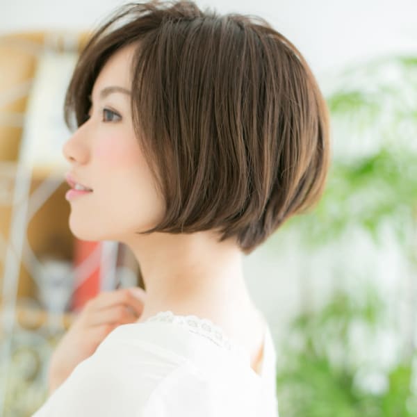 グラデハイライト×ひし形マッシュボブ♪