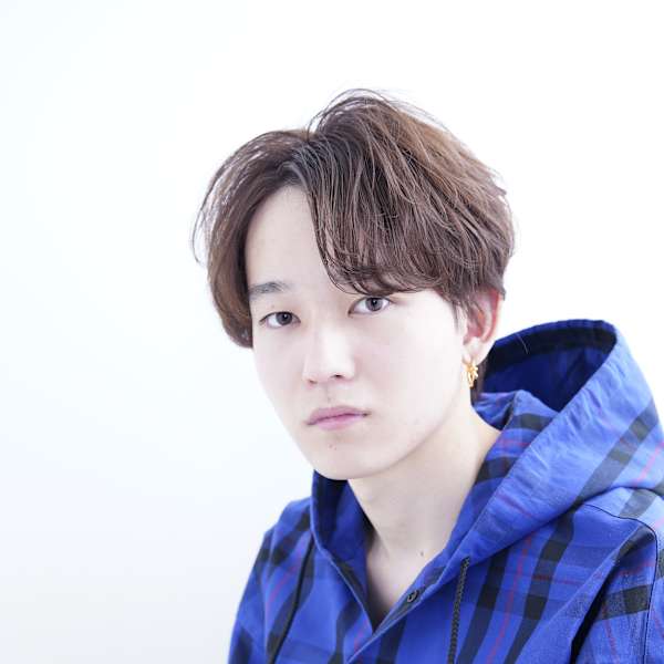 今一番人気のセンターパートスタイル