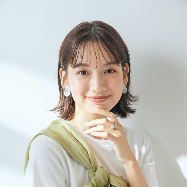 前髪シースルーボブ