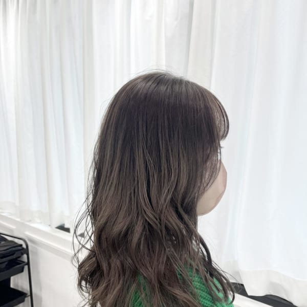 美髪/大人かわいい/こなれミディ/サンドベージュ