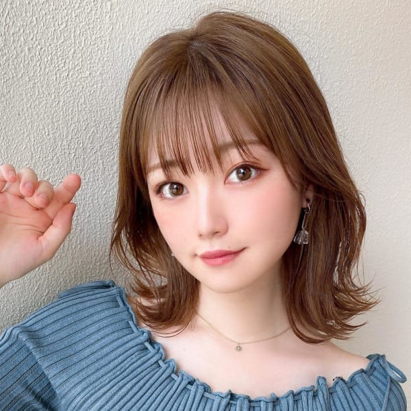 美髪/髪質改善/韓国/切りっぱなしボブ/フェイスレイヤー