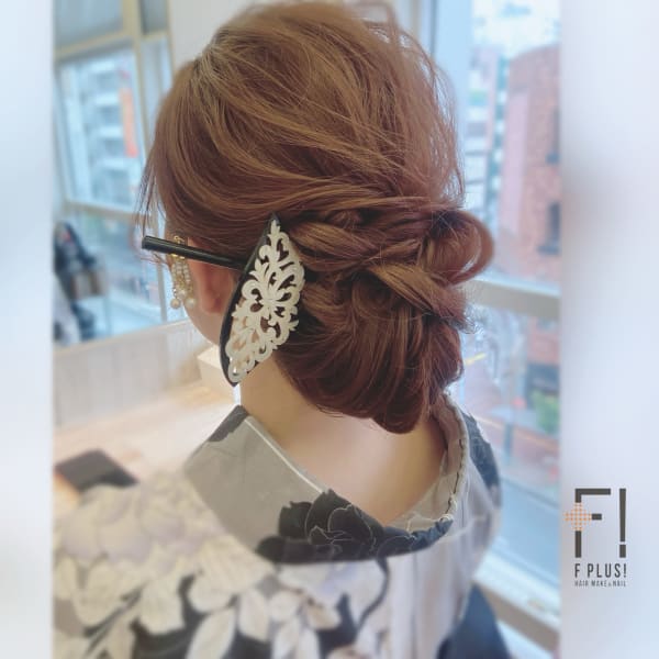 hairmake&nail F PLUS！× 浴衣ヘア