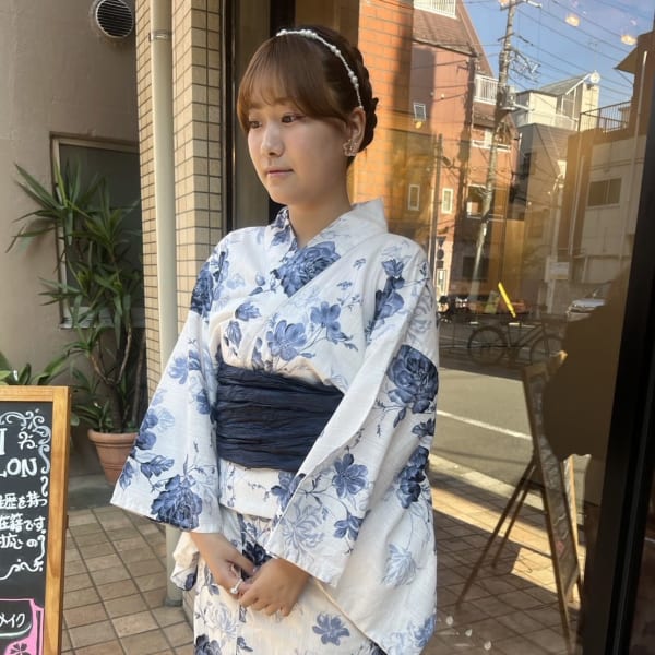 【浴衣・着付】夏祭り/花火大会/大人可愛い浴衣姿で♪