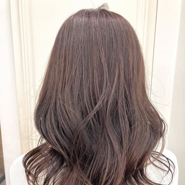 美髪/大人かわいい/こなれミディ/サンドベージュ