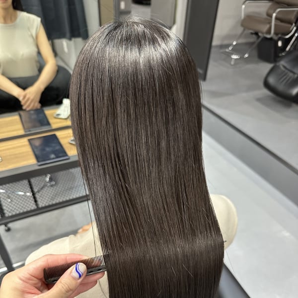 美髪ストレート 髪質改善 水素縮毛 水素トリートメント