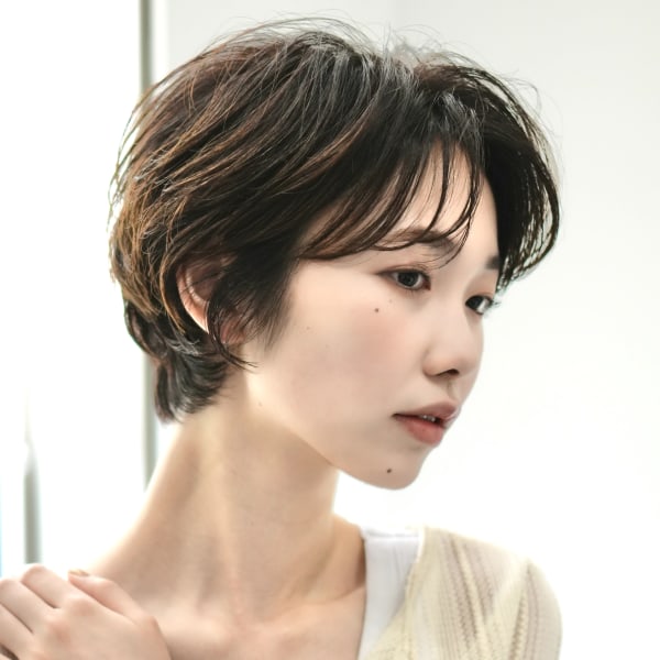 大人ショートパーマ