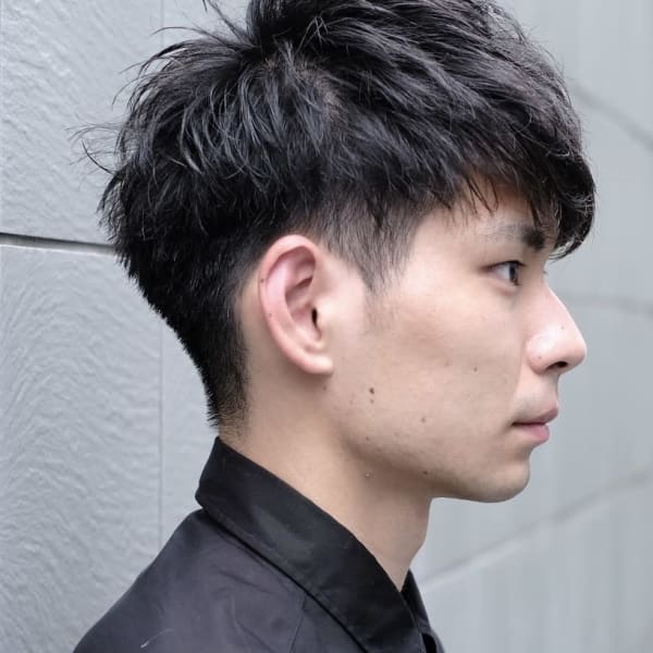 大人ツーブロックショート