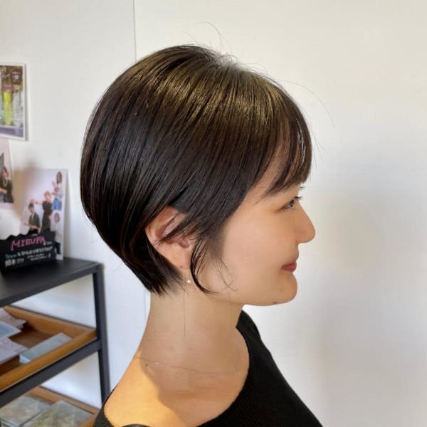 大人女性　丸みショート☆小林