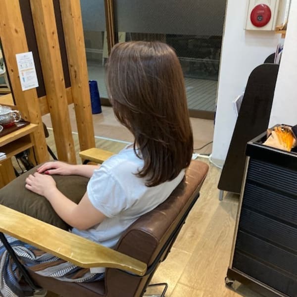 お客様髪質改善データ1330(ラベンダーアッシュ)