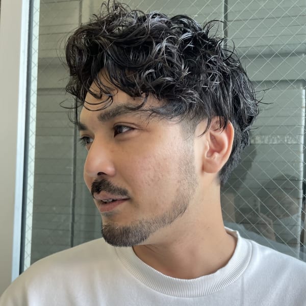 大人ワイルドパーマ