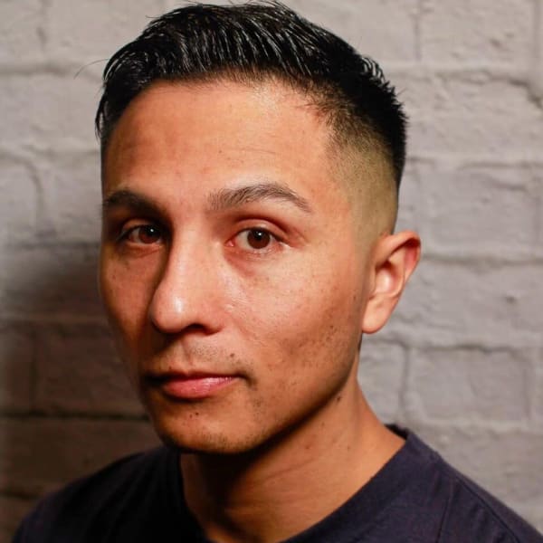 ロンドンショートスキンフェード七三【大宮/バーバー】