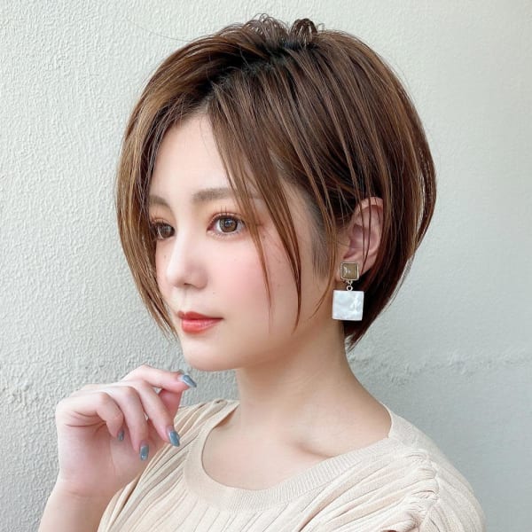 美髪/髪質改善/韓国/切りっぱなしボブ/フェイスレイヤー