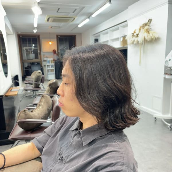 メンズボブ/メンズパーマ/メンズカット/カルマパーマ/元町