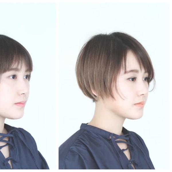 ステップボーンカットボブスタイル