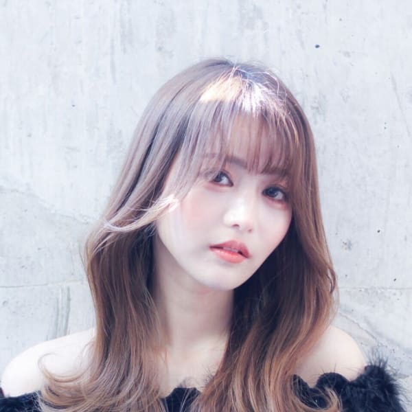 エアリーロング 顔周りレイヤー 美髪|JENNIE by Menon