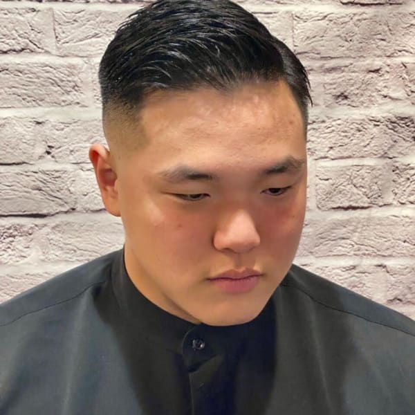 ハイバックロンドン七三フェード【大宮/バーバー】