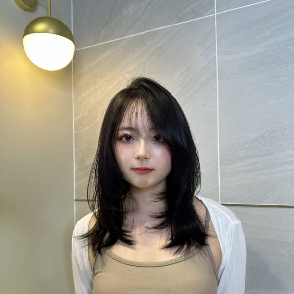 レイヤースタイル/顔まわりレイヤー/レイヤーミディ