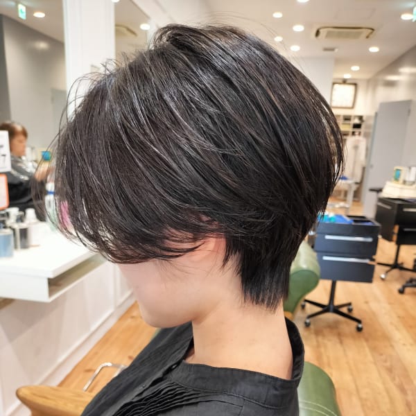 30代ハンサムショートスタイル